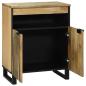 Preview: Sideboard 60x33.5x75 cm Massivholz Mango