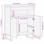 Preview: Sideboard 60x33.5x75 cm Massivholz Mango