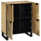 Preview: Sideboard 60x33.5x75 cm Massivholz Mango und Holzwerkstoff