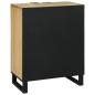 Preview: Sideboard 60x33.5x75 cm Massivholz Mango und Holzwerkstoff