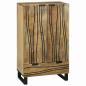 Preview: ARDEBO.de - Highboard 60x33.5x100 cm Massivholz Mango