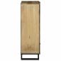 Preview: Highboard 60x33.5x100 cm Massivholz Mango