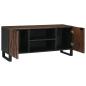 Preview: TV-Schrank 105x33,5x46 cm Massivholz Mango