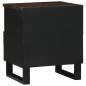 Preview: Nachttisch 40x33x46 cm Massivholz Walnuss