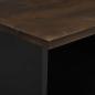 Preview: Nachttisch 40x33x46 cm Massivholz Walnuss