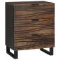 Preview: ARDEBO.de - Nachttisch 50x33x60 cm aus massivem Mangoholz & engineered Wood