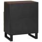 Preview: Nachttisch 50x33x60 cm Massivholz Mango & MDF