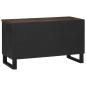 Preview: TV Schrank 80x33.5x46 cm Massivholz Mango&Engineered Wood