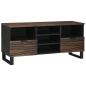 Preview: ARDEBO.de - TV-Schrank 100x33,5x46 cm Aus Massivholz Mangou&Holzwerkstoff