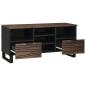 Preview: TV-Schrank 100x33,5x46 cm Aus Massivholz Mangou&Holzwerkstoff