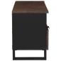 Preview: TV-Schrank 100x33,5x46 cm Aus Massivholz Mangou&Holzwerkstoff