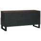 Preview: TV-Schrank 100x33,5x46 cm Aus Massivholz Mangou&Holzwerkstoff