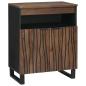 Preview: ARDEBO.de - Sideboard 60x33.5x75 cm Massivholz und Furnierholz