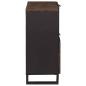 Preview: Sideboard 80x33.5x75 cm aus Massivholz Mango