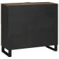 Preview: Sideboard 80x33.5x75 cm aus Massivholz Mango