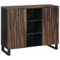 Preview: ARDEBO.de - Sideboard 90x33.5x75 cm Massivholz Mango