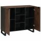 Preview: Sideboard 90x33.5x75 cm Massivholz Mango