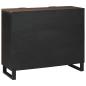 Preview: Sideboard 90x33.5x75 cm Massivholz Mango