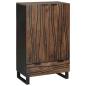 Preview: ARDEBO.de - Highboard 60x33.5x100 cm Massivholz Mango