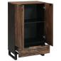 Preview: Highboard 60x33.5x100 cm Massivholz Mango