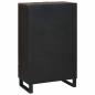 Preview: Highboard 60x33.5x100 cm Massivholz Mango