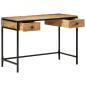 Preview: Schreibtisch 105x50x75 cm Massivholz Mango