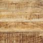 Preview: Couchtisch Braun 90 x 50 x 40 cm Massives Mango Holz und Metall