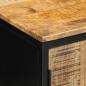 Preview: Nachttische 2 Stk 50x30x45 cm Massivholz Raues Mango