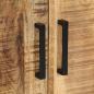Preview: Nachttische 2 Stk 50x30x45 cm Massivholz Raues Mango