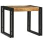 Preview: ARDEBO.de - 2-teiliges Couchtisch Set aus massivem grobem Mango-Holz