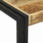 Preview: 2-teiliges Couchtisch Set aus massivem grobem Mango-Holz