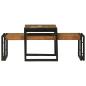 Preview: 2-teiliges Couchtisch-Set aus massivem Akazienholz