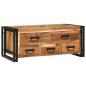 Preview: Couchtisch 90x50x38 cm Massivholz Akazie