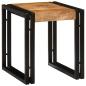 Preview: Nesting Tische 3 Teile Massiv Rauhes Holz Mango