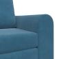 Preview: ARDEBO.de - Boden Schlafsofa 2-in-1 Blau 98x71x83 cm