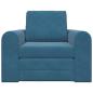 Preview: Boden Schlafsofa 2-in-1 Blau 98x71x83 cm