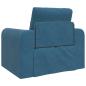 Preview: Boden Schlafsofa 2-in-1 Blau 98x71x83 cm