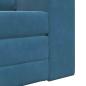 Preview: Boden Schlafsofa 2-in-1 Blau 98x71x83 cm