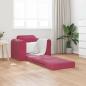 Preview: Boden-Sofa-Bett 2-in-1 Weinrot 98x71x83 cm Samt