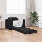 Preview: Boden Schlafsofa 2-in-1 Schwarz 98x71x83 cm Velvet
