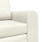 Preview: Boden Schlafsofa 2-in-1 Creme 98x71x83 cm Samt