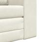 Preview: Boden Schlafsofa 2-in-1 Creme 98x71x83 cm Samt