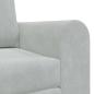 Preview: Boden Sofa Bett 2-in-1 Hellgrau 148x71x83 cm Velvet