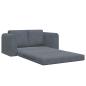 Preview: Sofabett 2-in-1 Dunkelgrau 148x71x83 cm Velvet