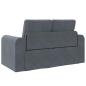 Preview: Sofabett 2-in-1 Dunkelgrau 148x71x83 cm Velvet