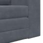 Preview: Sofabett 2-in-1 Dunkelgrau 148x71x83 cm Velvet