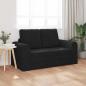 Preview: Boden Schlafsofa 2-in-1 Schwarz 148x71x83 cm Samt