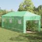 Preview: ARDEBO.de - Walk-in Gewächshaus mit Pop-up-Rahmen Grün 870x290x315 cm Stahl