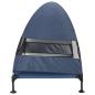 Preview: Erhöhtes Hundebett mit abnehmbarem Dach Marineblau XL Stahl