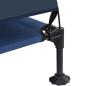 Preview: Erhöhtes Hundebett mit abnehmbarem Dach Marineblau XL Stahl